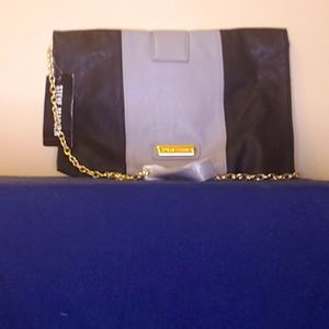 Black and gray Steve Madden Clutch